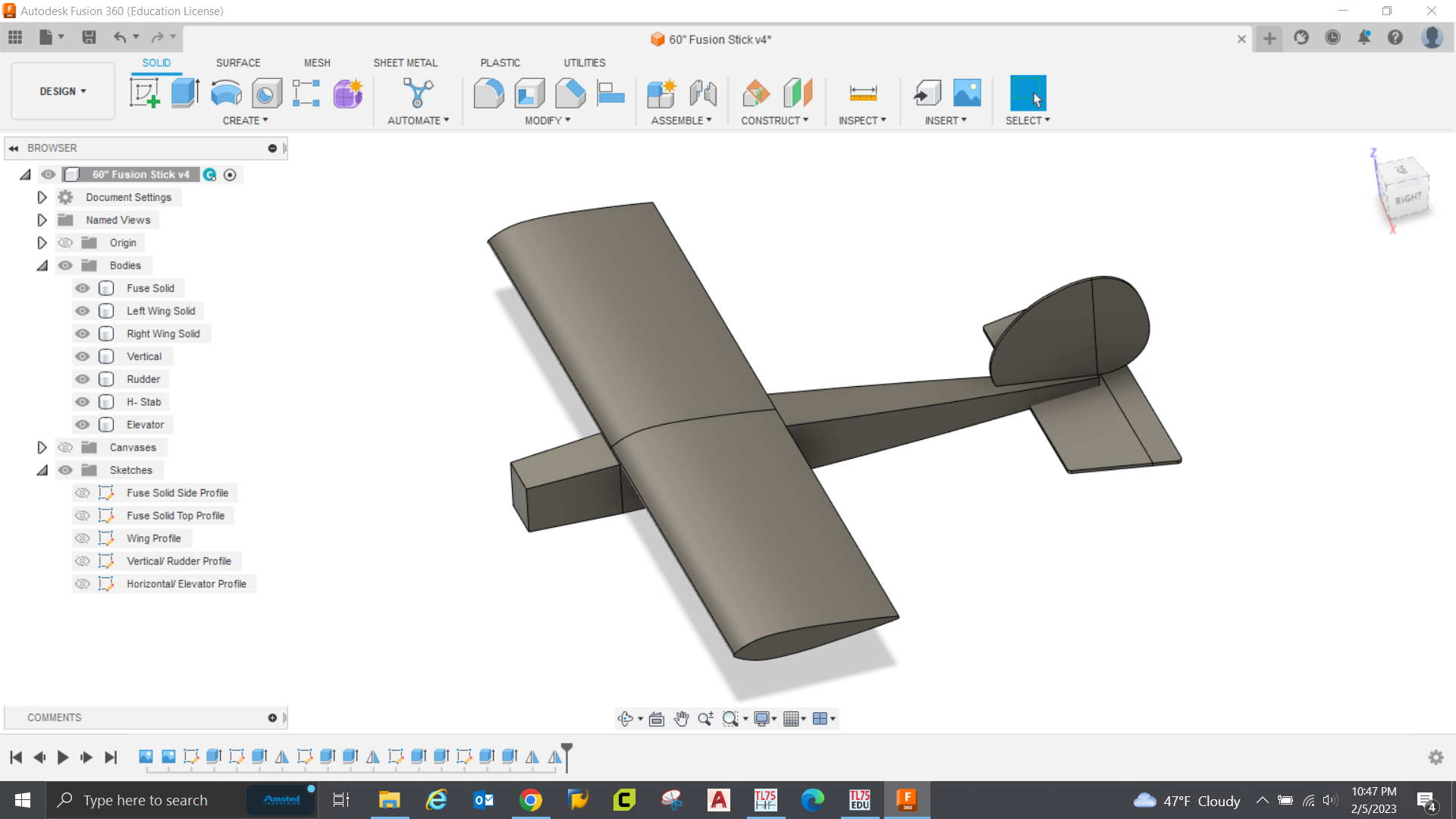 Fusion 360 deals rc plane