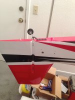 Tail wheel installed 1 1 2014.jpg