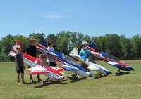 Aaron, Kal Evan and Luke after the Demo at Nall 2015.jpg