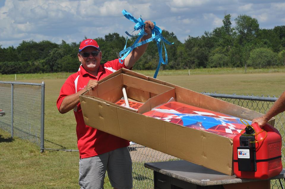 Larry The Raffle Winner Of The 72'' Yak Dan Grey Memorial Big Bird BVRCC Wixion Valley Texas